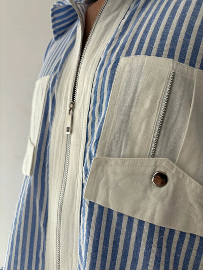 Blue Striped Shirt