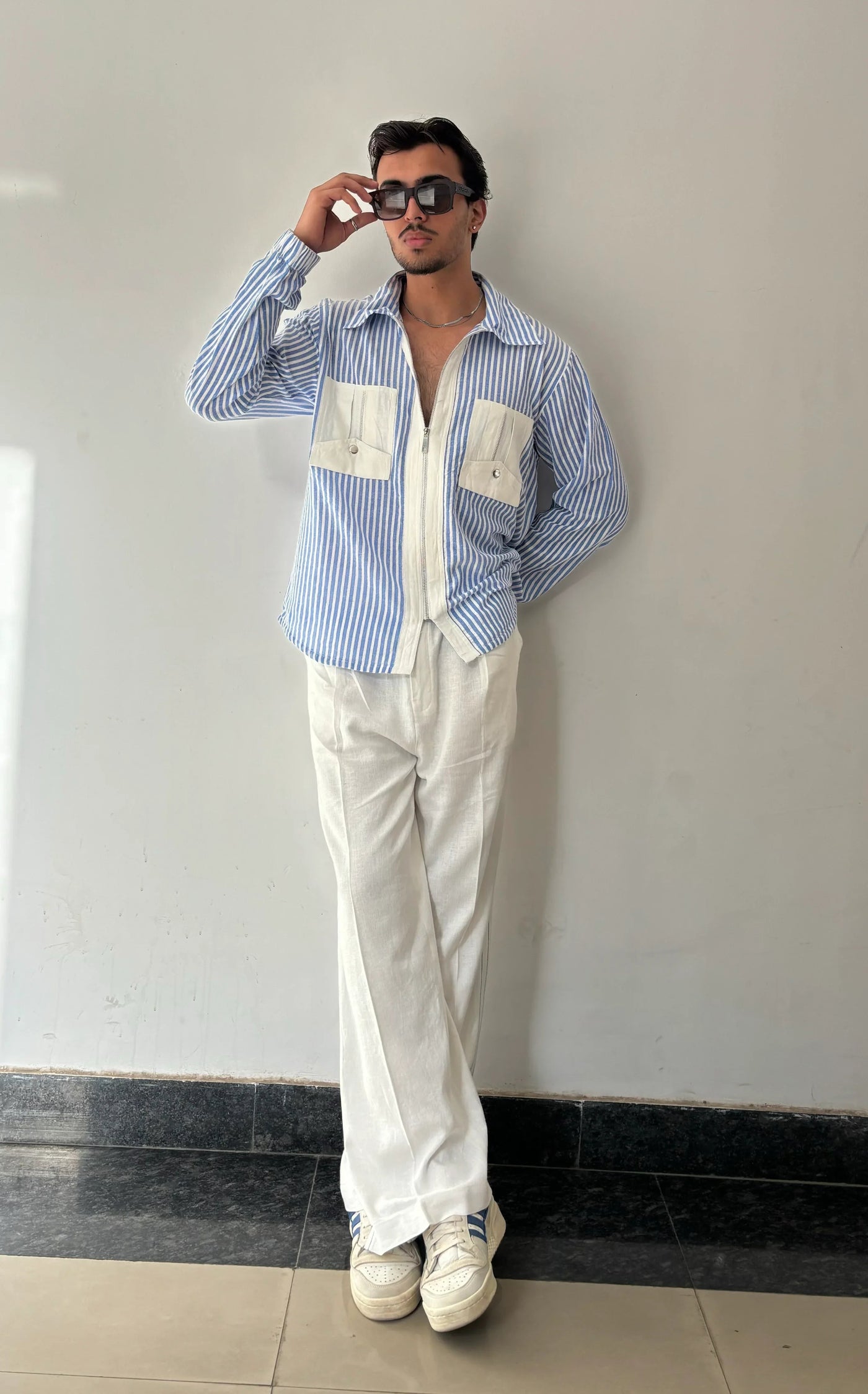 Blue Striped Shirt