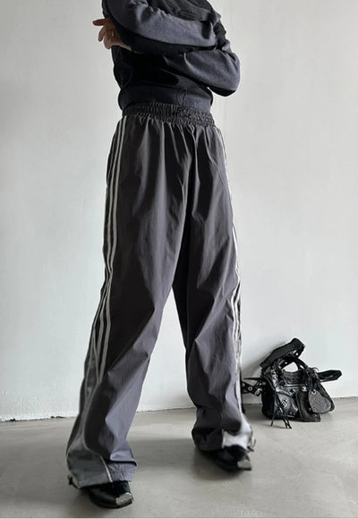 Striped Parachute Pants